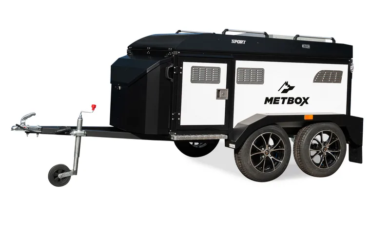METBOX 4 dog SPORT trailer - versatile trailer for travel and competition