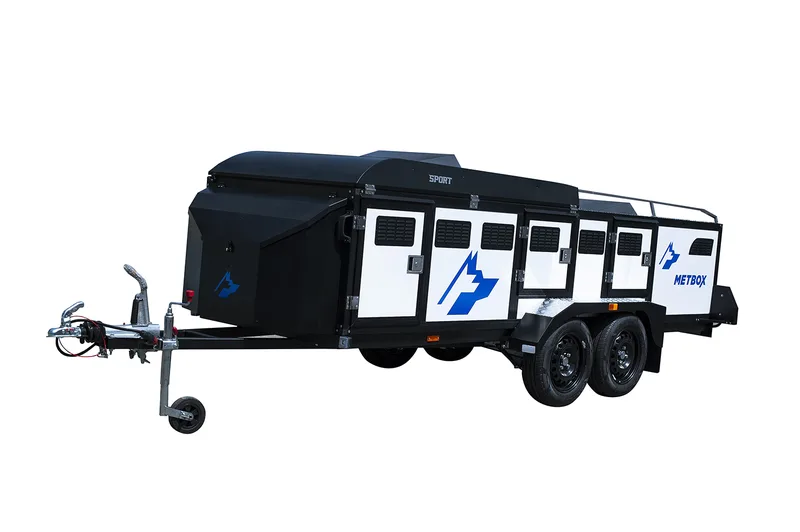 METBOX 6 dog ADVENTURE trailer - large capacity trailers for kennels